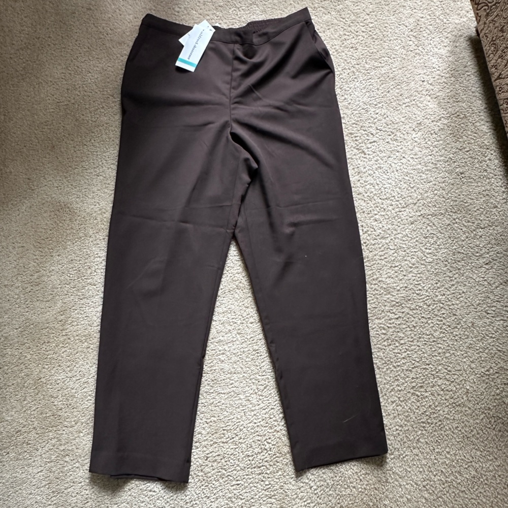 Alfred Dunner‎ Chocolate Brown Pants